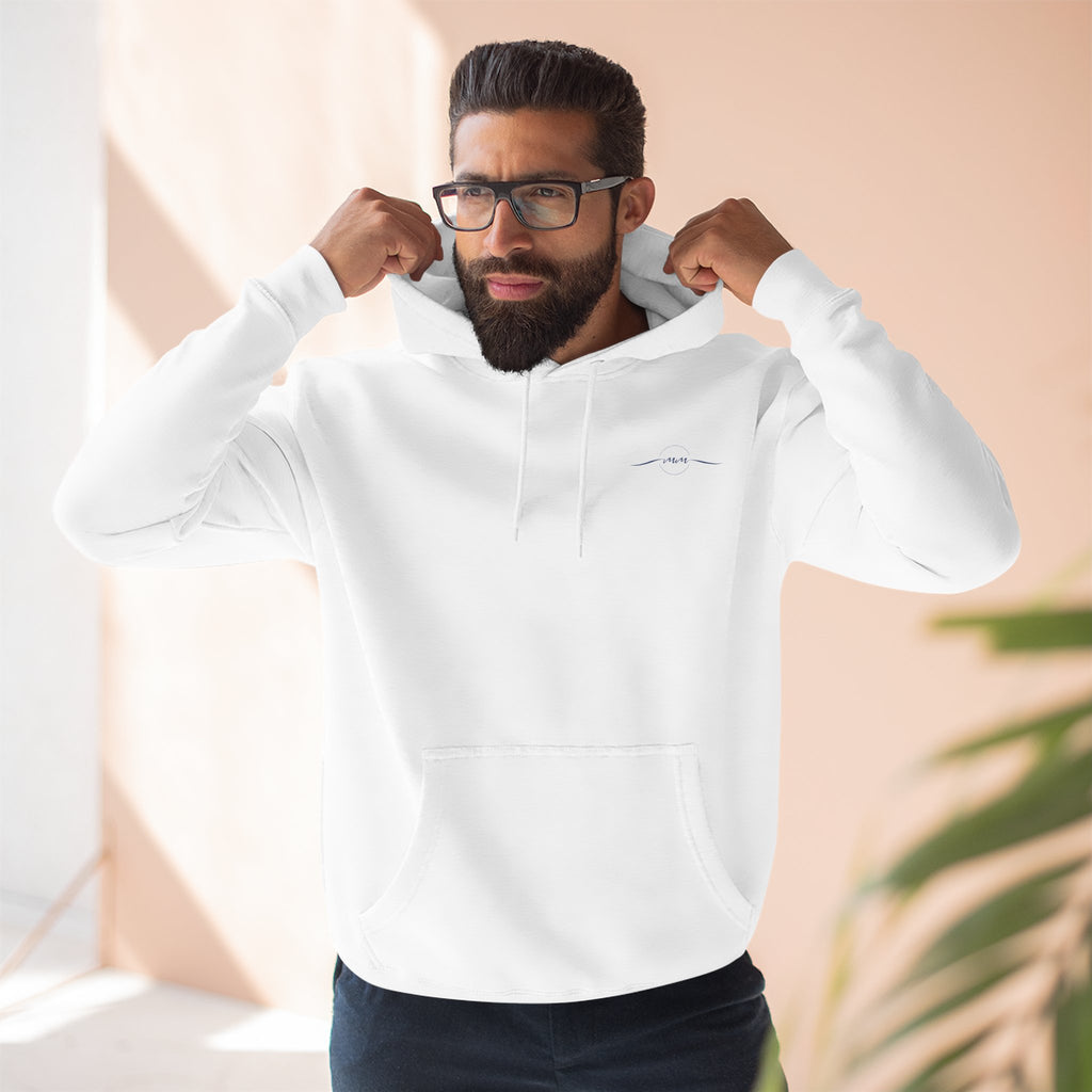 Sudadera Capucha Mediterráneo Blanca