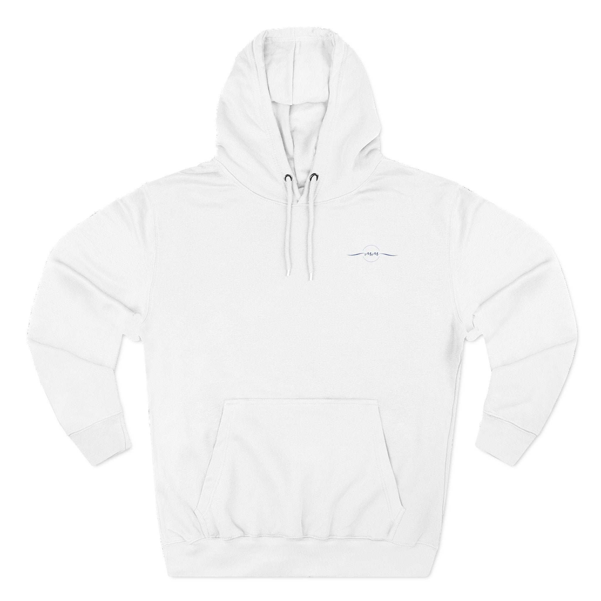 Sudadera Capucha Mediterráneo Blanca